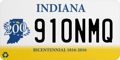 IN license plate 910NMQ