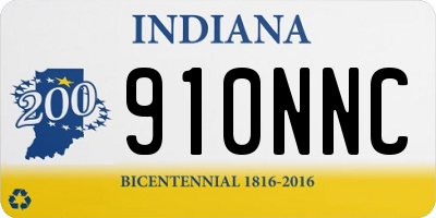 IN license plate 910NNC