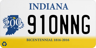 IN license plate 910NNG