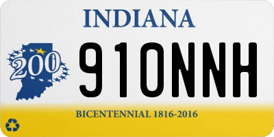 IN license plate 910NNH