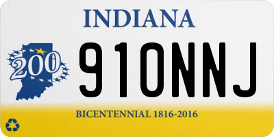 IN license plate 910NNJ