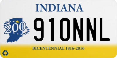 IN license plate 910NNL