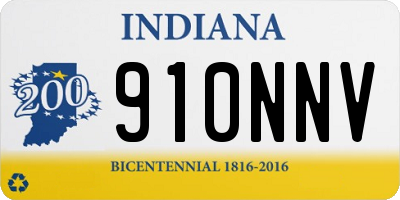 IN license plate 910NNV
