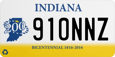 IN license plate 910NNZ