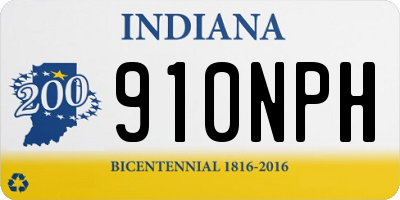 IN license plate 910NPH