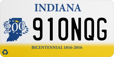 IN license plate 910NQG