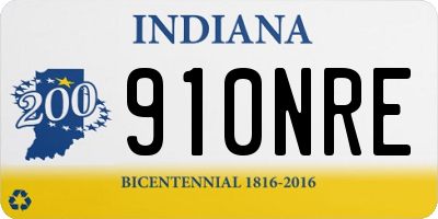 IN license plate 910NRE