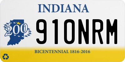 IN license plate 910NRM