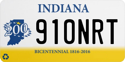 IN license plate 910NRT