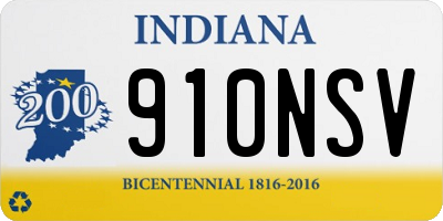 IN license plate 910NSV