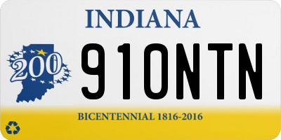 IN license plate 910NTN