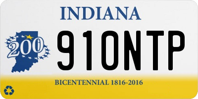 IN license plate 910NTP