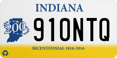 IN license plate 910NTQ