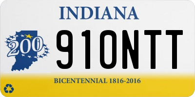 IN license plate 910NTT