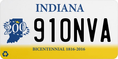IN license plate 910NVA
