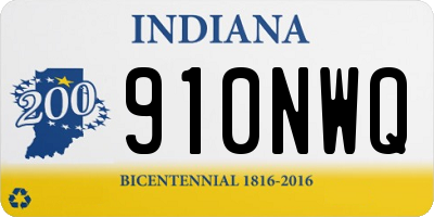 IN license plate 910NWQ