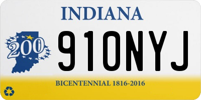 IN license plate 910NYJ
