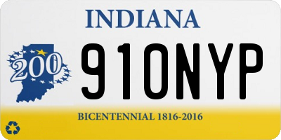 IN license plate 910NYP