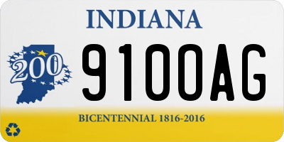 IN license plate 910OAG