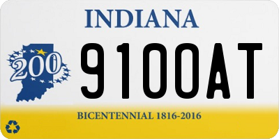 IN license plate 910OAT