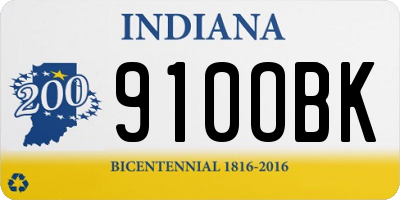 IN license plate 910OBK