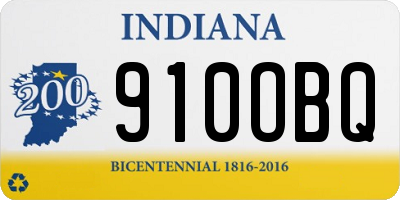 IN license plate 910OBQ