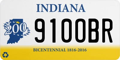 IN license plate 910OBR
