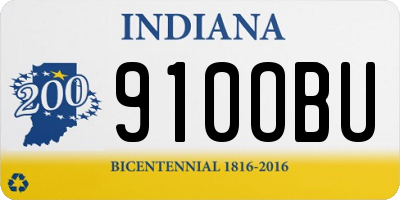 IN license plate 910OBU