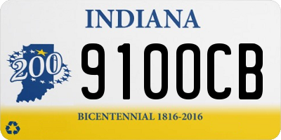 IN license plate 910OCB