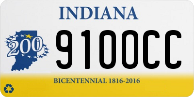 IN license plate 910OCC