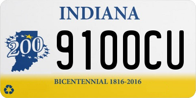 IN license plate 910OCU