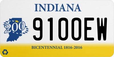 IN license plate 910OEW