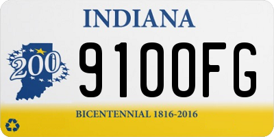 IN license plate 910OFG