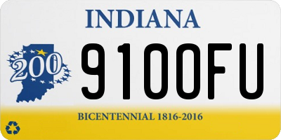 IN license plate 910OFU