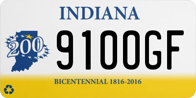 IN license plate 910OGF
