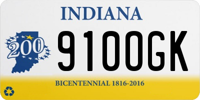 IN license plate 910OGK