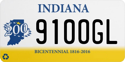 IN license plate 910OGL