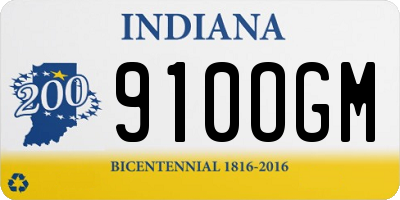 IN license plate 910OGM
