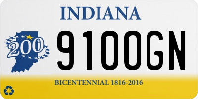 IN license plate 910OGN