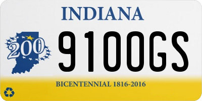 IN license plate 910OGS