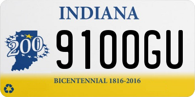 IN license plate 910OGU