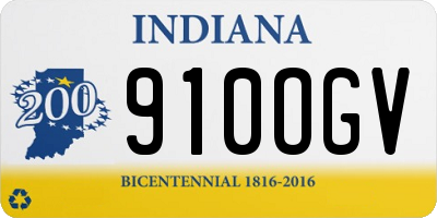 IN license plate 910OGV