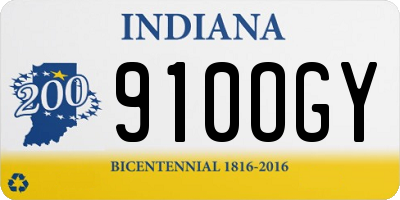 IN license plate 910OGY