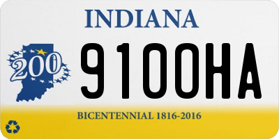 IN license plate 910OHA