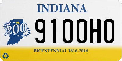 IN license plate 910OHO