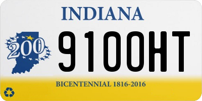 IN license plate 910OHT