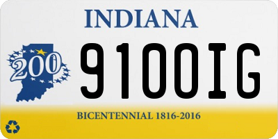 IN license plate 910OIG