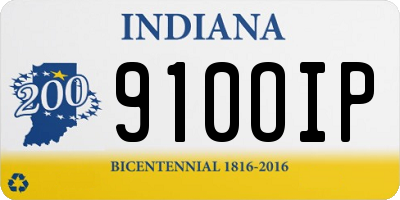 IN license plate 910OIP