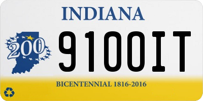 IN license plate 910OIT