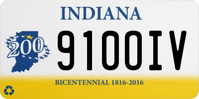 IN license plate 910OIV
